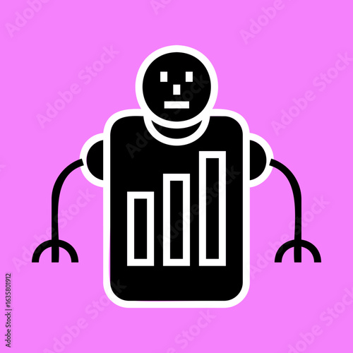 Crypto Trading Bot Icon Design