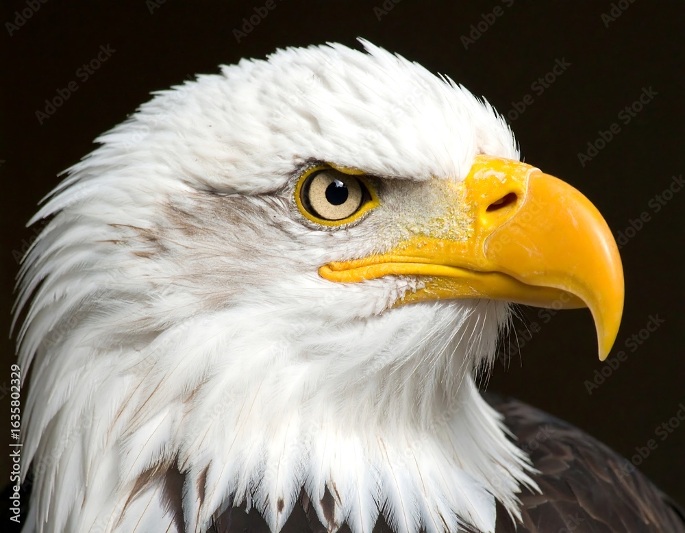 Obraz premium Bald eagle portrait close-up