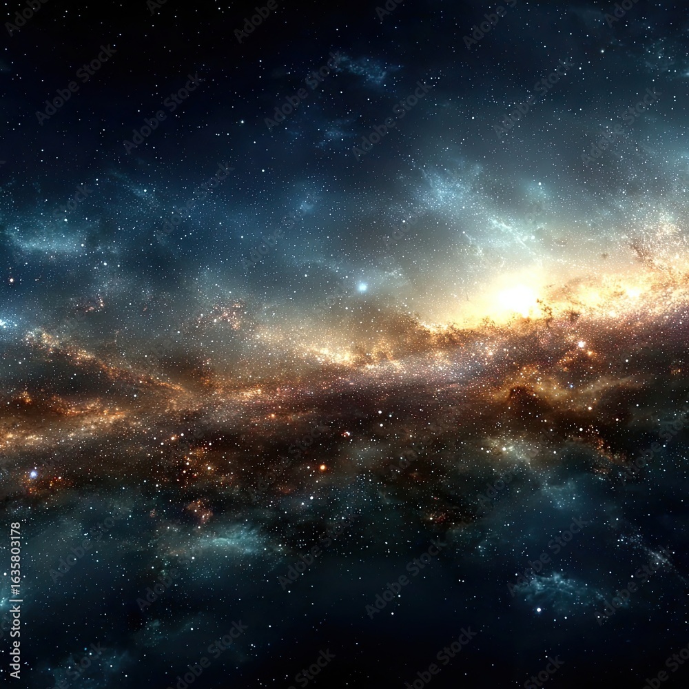 Fototapeta premium Cosmic Dust Abstract