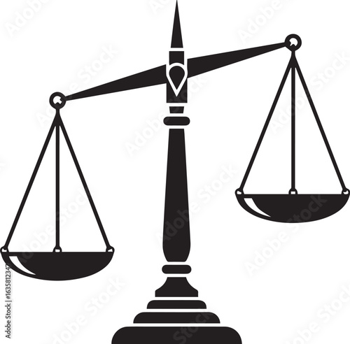 Justice Law Balance Scale Icon
