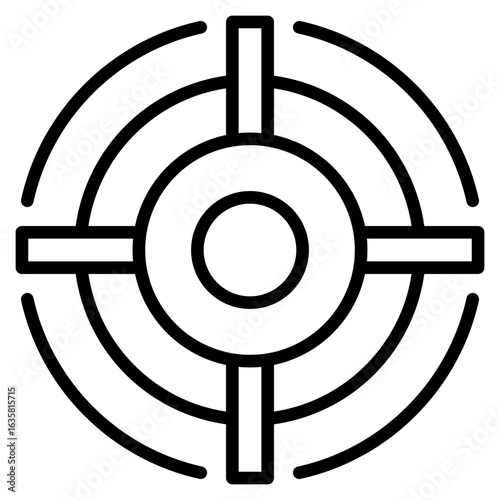Scope line icon