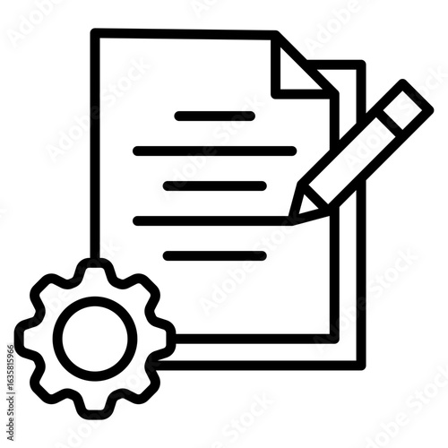 Prototyping line icon