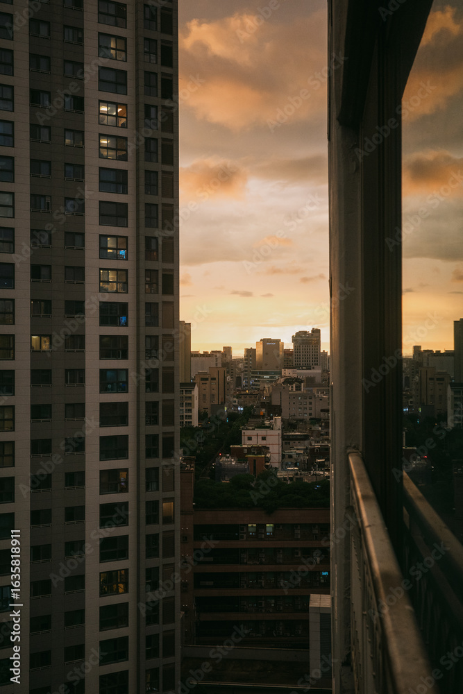 Fototapeta premium los angeles at sunset
