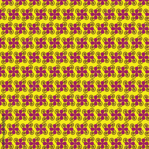 floral textile pattern, flower fabric design,