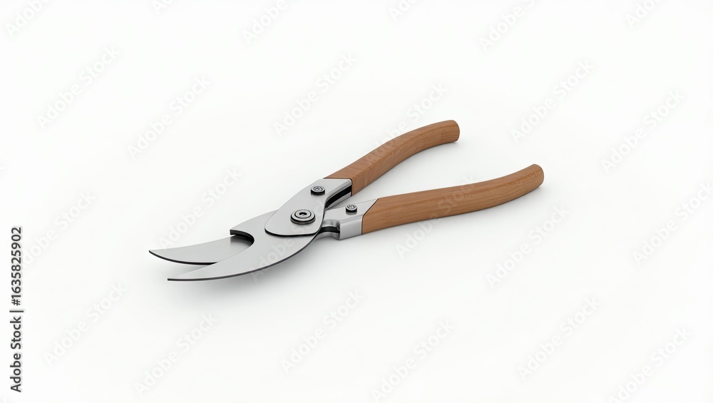 Obraz premium Close-up of a pair of pruning shears.