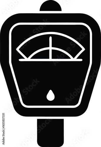 World ozone day vector art of parking meter icon isolated