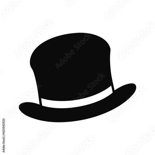black bowler hat