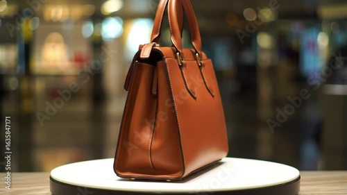 Elegant brown leather handbag showcases sophisticated style and quality craftsmanship for modern fashion