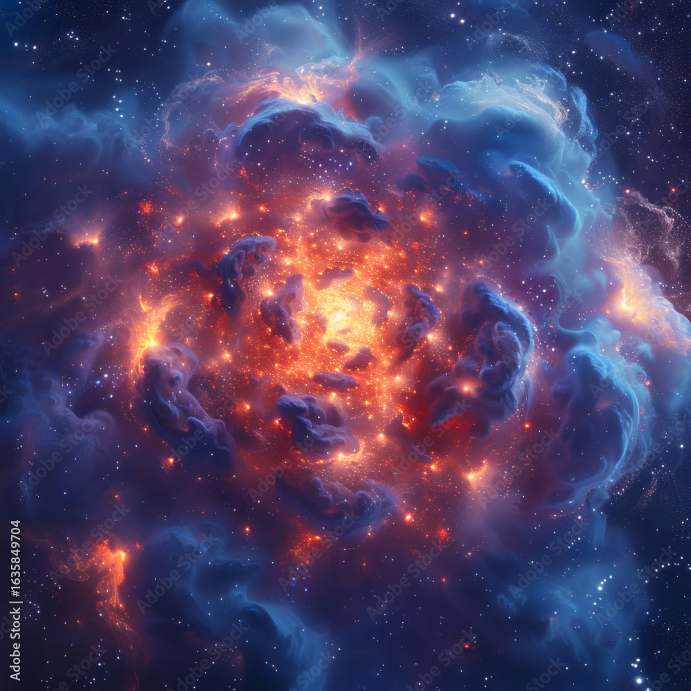 Naklejka premium Quantum Light Mandalas