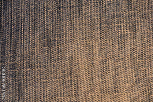 Worn Brown and Blue Denim Texture


