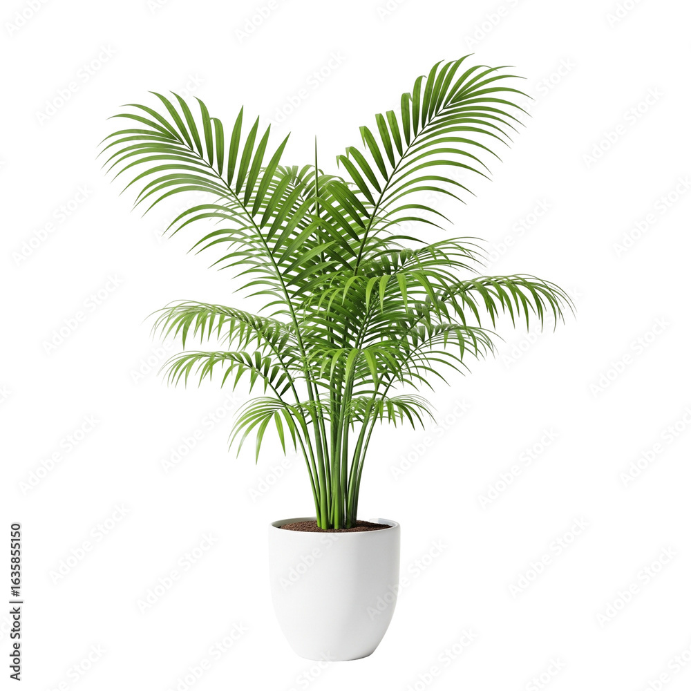 Obraz premium palm tree isolated on white background