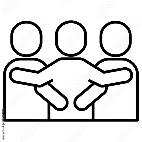Friends Outline Icon