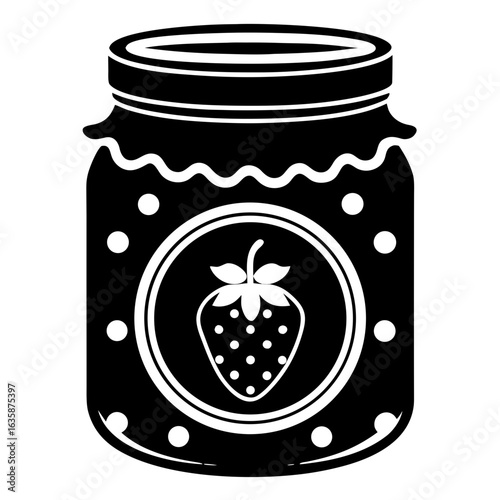 jar of strawberry jam
