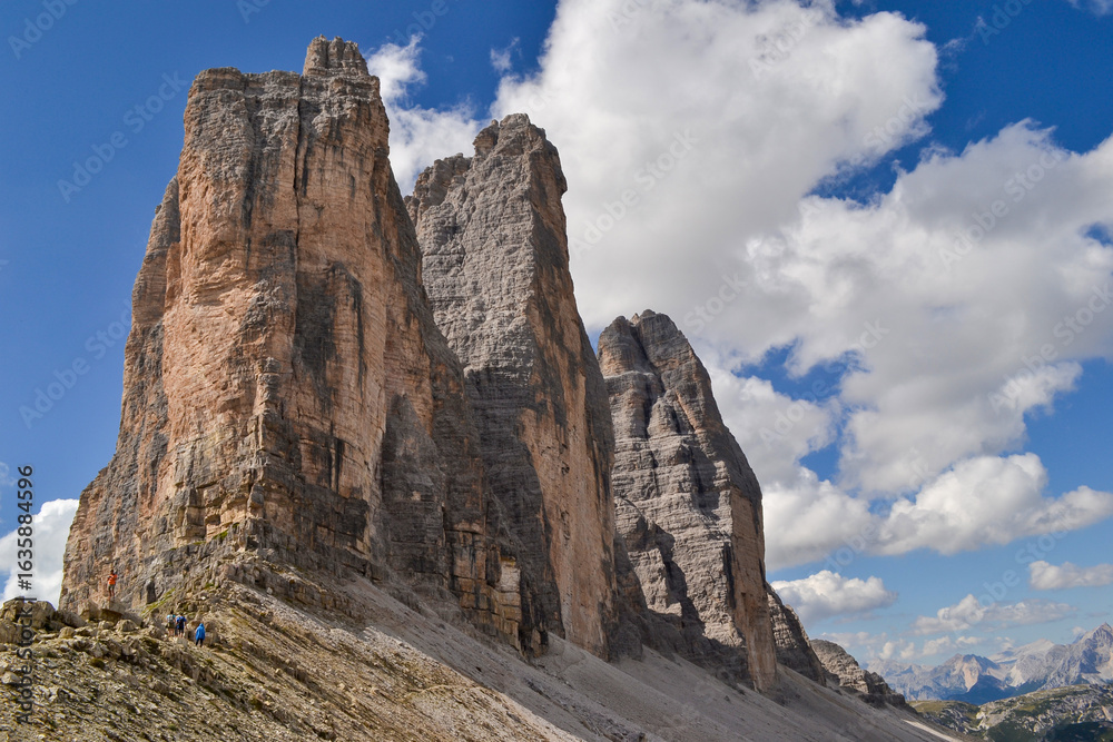 Naklejka premium Tre Cime di Lavaredo, Dolomites, Alps, Italy