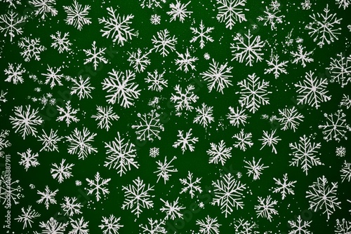 Festive Green Christmas Paper Texture 
