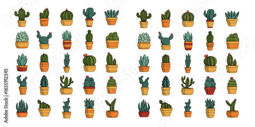 Sticker Cactus Plant