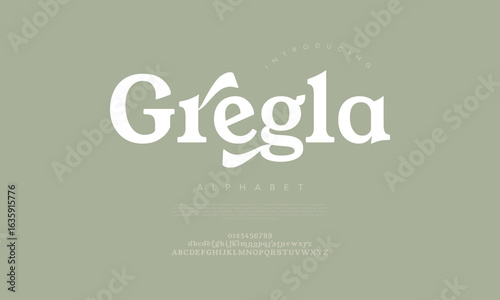 Unique serif font with bold curves and strong presence, ideal for logos, branding, and high-impact titles