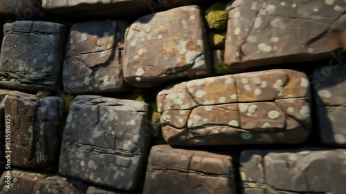 Stone Wall Texture: Rugged, Mossy, and Ancient