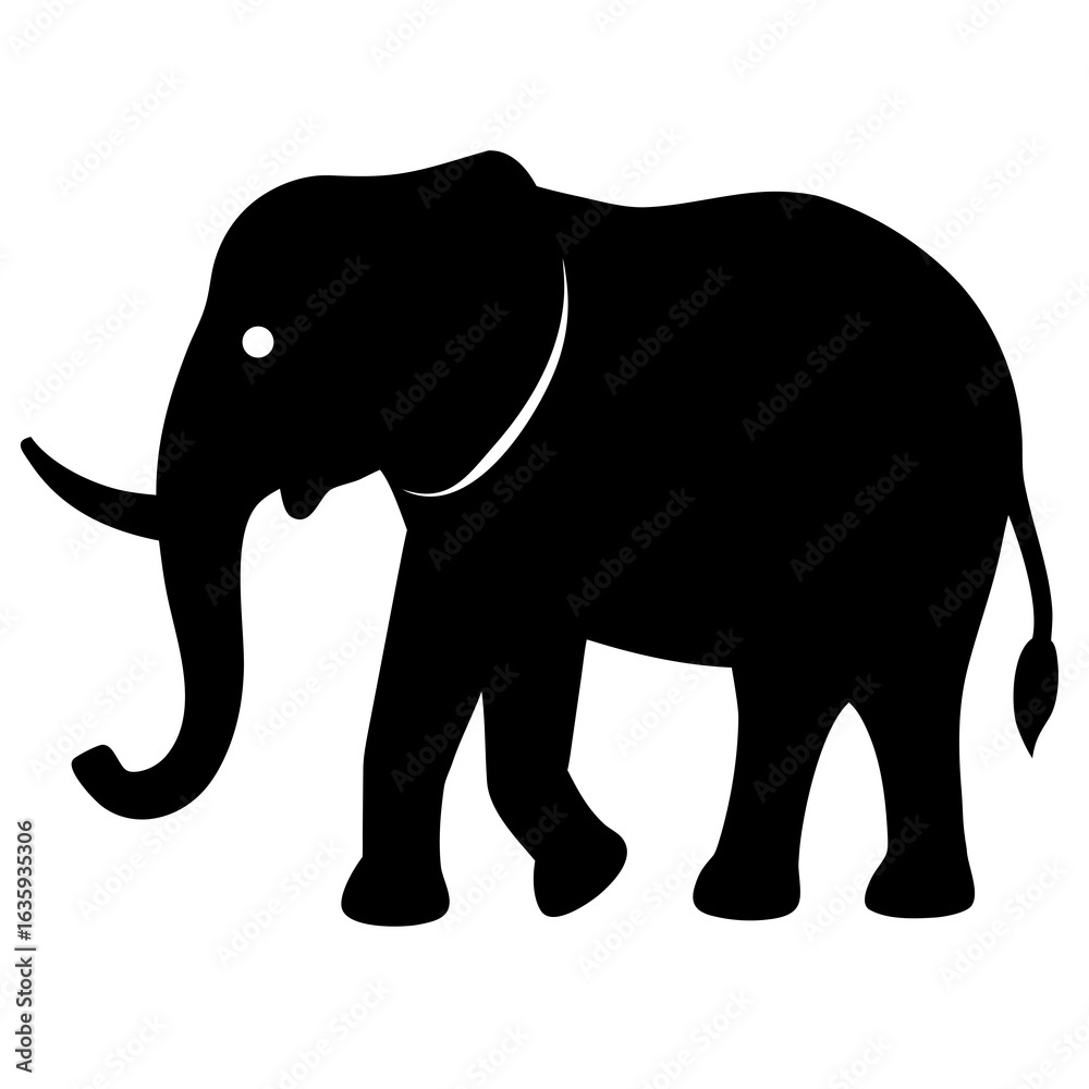 Fototapeta premium elephant vector illustration