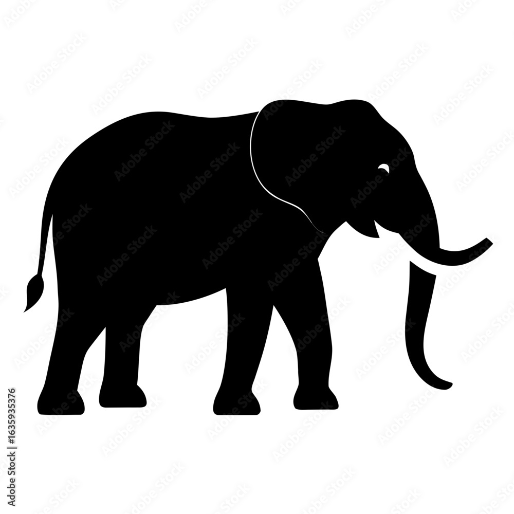 Obraz premium elephant vector illustration