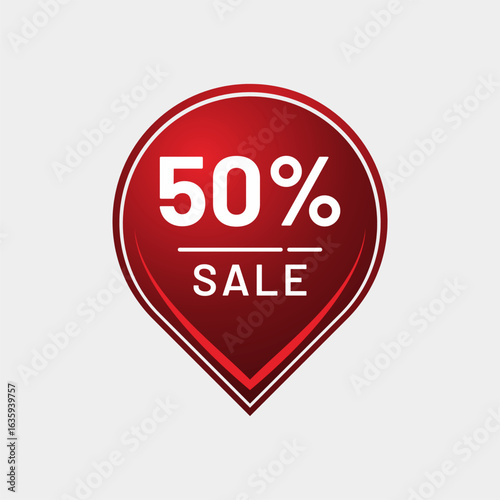 50% Sale Icon – Eye-Catching Half Price Vector for Mega Promotions Free Download 50% Sale Icon – Eye-Catching Half Price Vector for Mega Promotions - GFXLoad