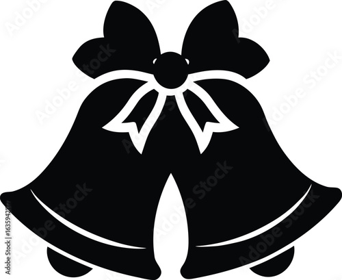 black christmas bells