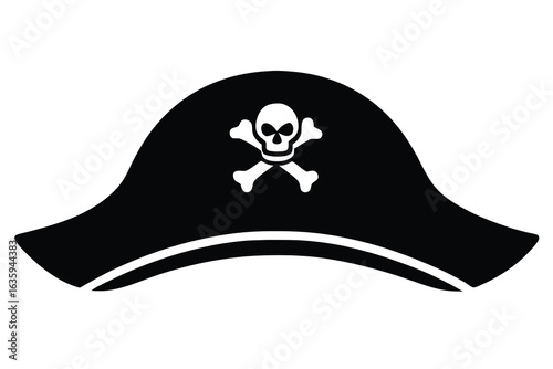 pirate hat vector icon