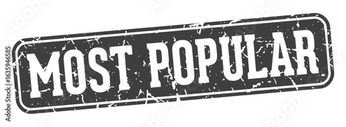 most popular rectangular sign. most popular stamp