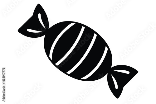 wrapped candy vector icon