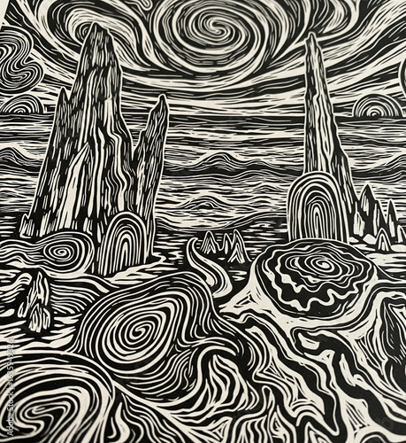 seamless pattern with lines