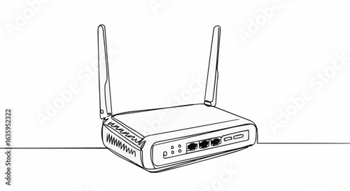 The sleek, modern router.