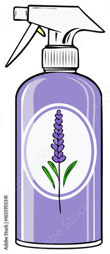 Lavender Aromatherapy Spray Bottle for Cleaning, Hygiene, and Relaxation