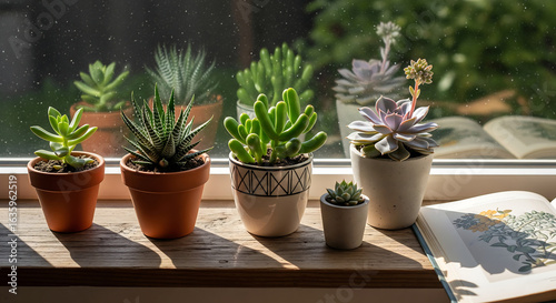flowers on the windowsill