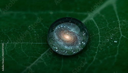 spider web on a leaf