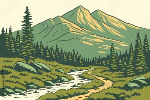 Baxter State Park in Maine offers over 200,000 acres of remote wilderness for hiking, fishing, and backcountry camping around Mount Katahdin.