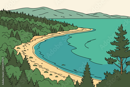 Bear Lake straddles the Idaho-Utah border and is famous for its turquoise waters and beach recreation.