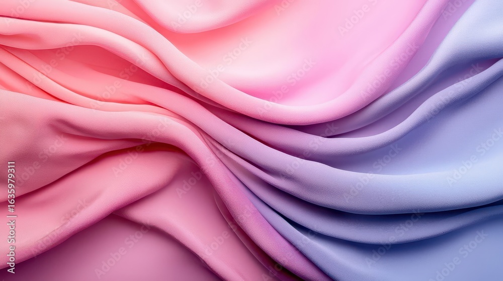 Obraz premium Artistic seamless blending of silk textures, cozy feel with fluid natural lines