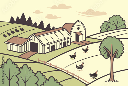 Arkansas ranks high in poultry production, especially chicken and turkey farming.