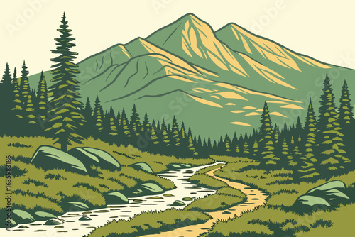 Baxter State Park in Maine offers over 200,000 acres of remote wilderness for hiking, fishing, and backcountry camping around Mount Katahdin.