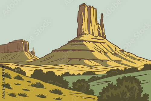 Chimney Rock in southwestern Colorado is a sacred ancestral site of the Pueblo people.