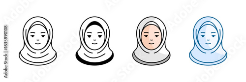 Jasmin Icon Set Multiple Style Collection