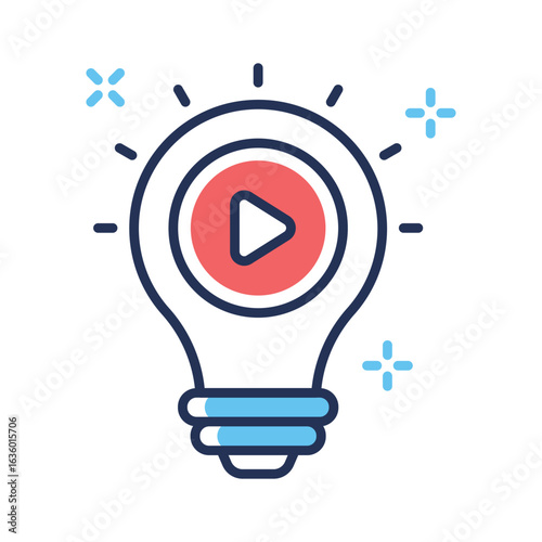 Get this trendy outline style icon of marketing idea