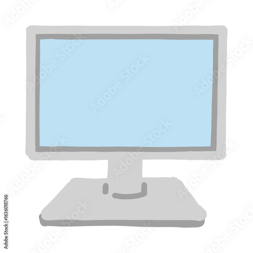 手書きの「液晶モニタ」