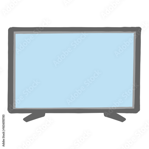 手書きの「テレビモニタ」