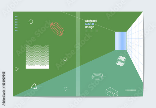 기하 도형 백그라운드