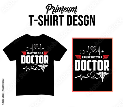 T shirt design concept featuring a casual black cotton t-shirt front illustration for fashion and sport apparel advertisement