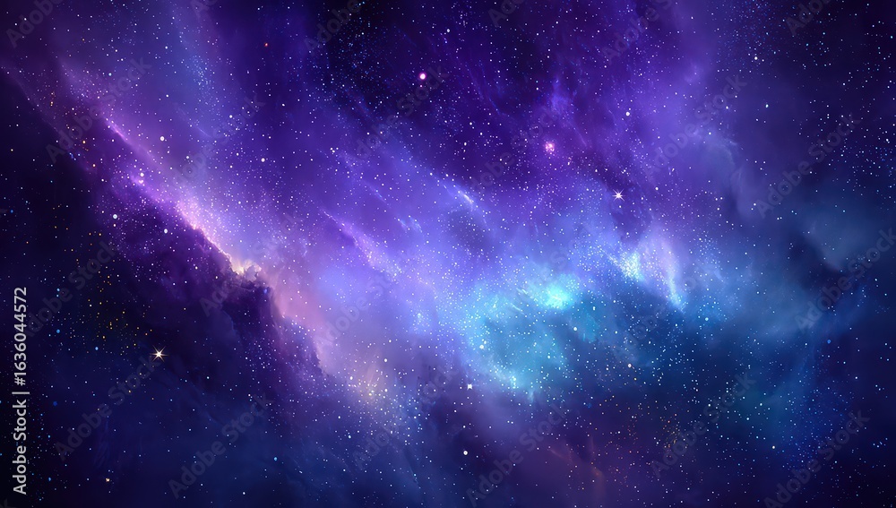 Obraz premium Vast Colorful Deep Space Nebula