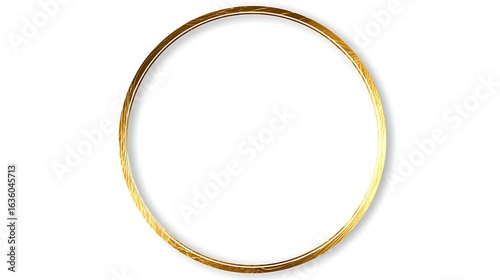 oval frame isolated on white