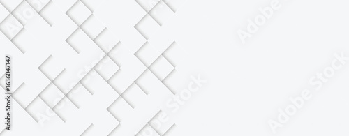 Abstract Geometric Pattern of Interlocking Squares