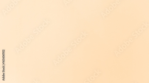 Soft peach hues flow like a calm morning sun, warming the cement wall with a glow of understated charm.